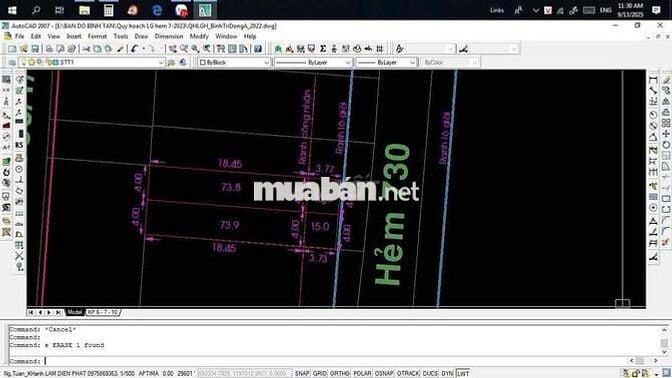 ĐẤT 90m2 - ĐƯỜNG 12M KINH DOANH