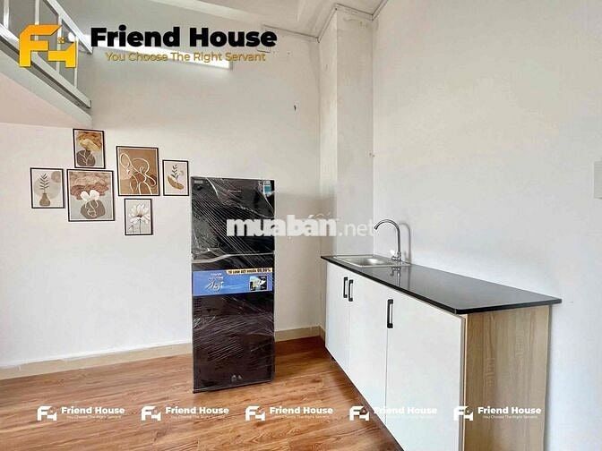 Căn hộ có gác 35m2 bancol  thoáng rộng cho 4-5 ng ở Lê Đức Thọ Gò Vấp