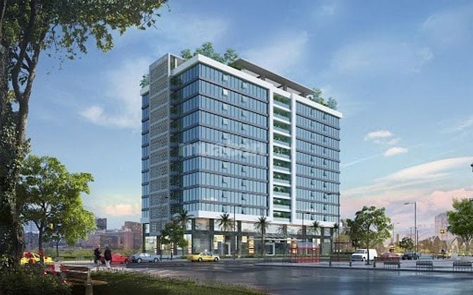 Building mới 12 tầng x 800m2 giáp Lê Văn Lương cho thuê toàn bộ luôn