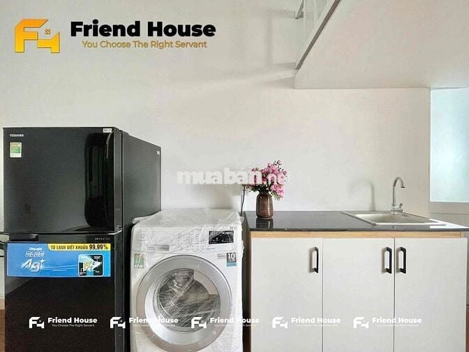 Căn hộ có gác 35m2 bancol  thoáng rộng cho 4-5 ng ở Lê Đức Thọ Gò Vấp