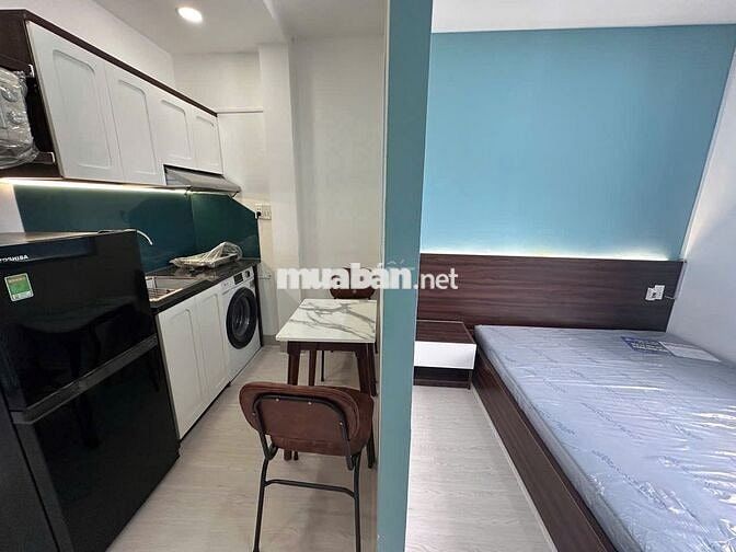 CĂN HỘ 1 FULL NỘI THẤT, MÁY GIẶT RIÊNG, CỬA SỔ LỚN Ở NGUYỄN VĂN ĐẬU BT