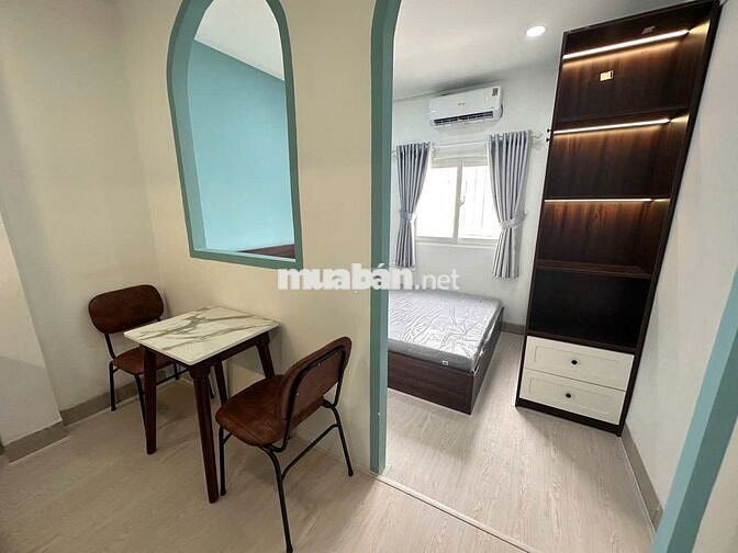 CĂN HỘ 1 FULL NỘI THẤT, MÁY GIẶT RIÊNG, CỬA SỔ LỚN Ở NGUYỄN VĂN ĐẬU BT