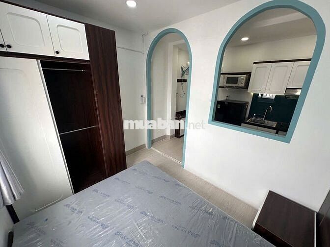 CĂN HỘ 1 FULL NỘI THẤT, MÁY GIẶT RIÊNG, CỬA SỔ LỚN Ở NGUYỄN VĂN ĐẬU BT