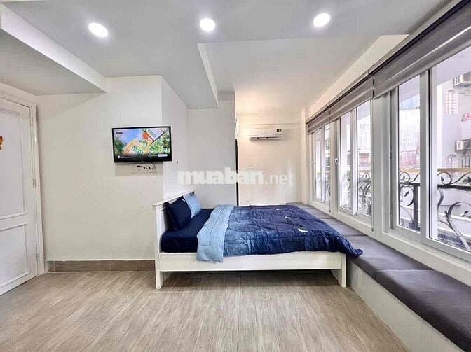 Cho Thuê Studio Ngay Lotte mart LĐH_Full nt đủ tiện nghi_ Yên tĩnh