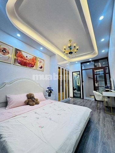 Nhà Đẹp Gần Đường Ô Tô,  Dốc Thọ Lão 25/27m, 4  tầng,  mt 4m, 8.3 tỷ