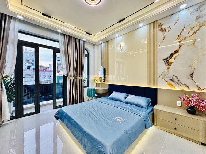 ⭐️Siêu phẩm 4 Lầu tuyệt đẹp THANG MÁY CAO CẤP hẻm xe hơi 7m Lê Văn Thọ