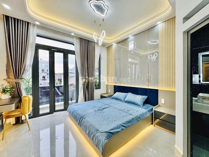 ⭐️Siêu phẩm 4 Lầu tuyệt đẹp THANG MÁY CAO CẤP hẻm xe hơi 7m Lê Văn Thọ