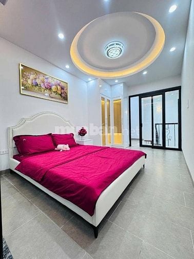 Nhà Đẹp Gần Đường Ô Tô,  Dốc Thọ Lão 25/27m, 4  tầng,  mt 4m, 8.3 tỷ