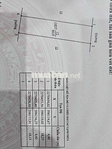 Khu Phân Lô ngay sau Trường Tiểu Học Thanh Châu và sau THPT B Phủ Lý