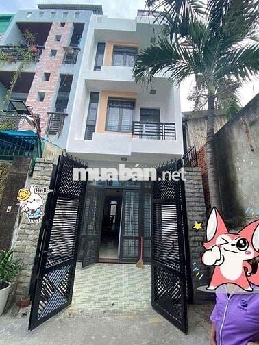 Cho thuê nhà hẻm xe hơi 2 lầu 3PN, có sân rộng