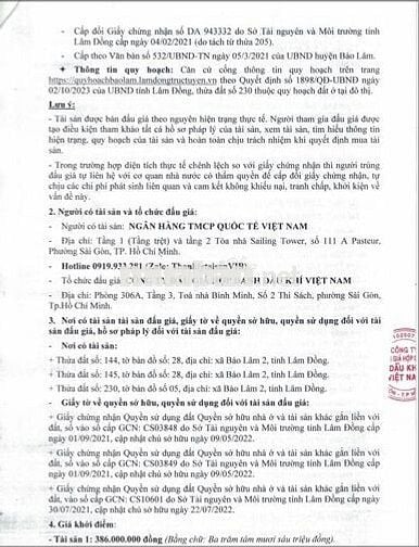 BĐS xã Bảo Lâm 2, tỉnh Lâm Đồng