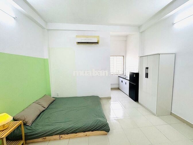 KHAI TRƯƠNG 30P STUDIO CAO CẤP NGAY CẦU THỊ NGHÈ 2-FULL NT-CỬA SỔ TRỜI
