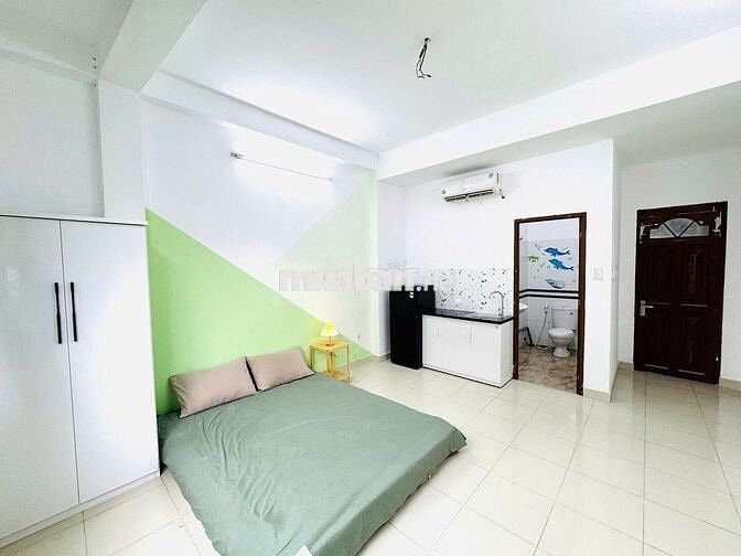 KHAI TRƯƠNG 30P STUDIO CAO CẤP NGAY CẦU THỊ NGHÈ 2-FULL NT-CỬA SỔ TRỜI