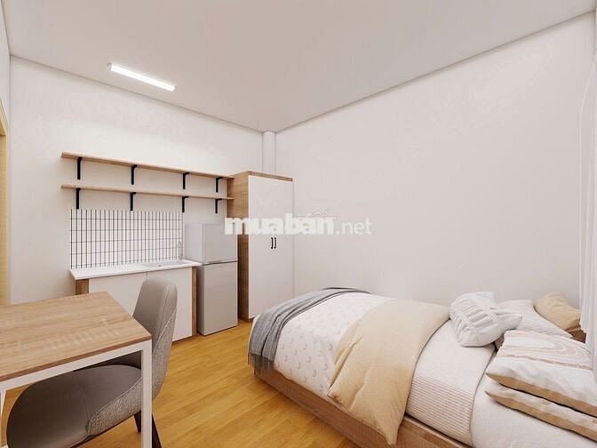 KHAI TRƯƠNG 30P STUDIO CAO CẤP NGAY CẦU THỊ NGHÈ 2-FULL NT-CỬA SỔ TRỜI