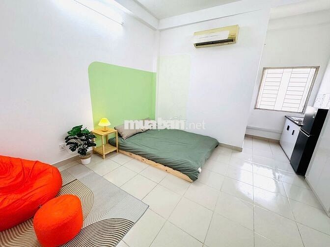 KHAI TRƯƠNG 30P STUDIO CAO CẤP NGAY CẦU THỊ NGHÈ 2-FULL NT-CỬA SỔ TRỜI