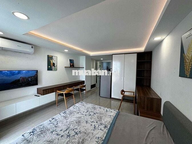 CHO THUÊ CĂN HỘ STUDIO FULL NỘI THẤT BAN CÔNG Ở CỐNG QUỲNH QUẬN 1