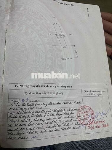 chính chủ bán 132m2 ngay trung tâm , full thổ cư