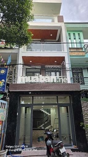 💥Cho thuê nhà 1trệt 3lầu 5pn 5wc 1bếp DT 4,5x20 nhà Mới xây