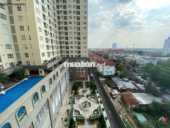 Cho thuê Saigon Mia 2PN 65m² sẵn rèm, máy lạnh, giá 12tr/tháng