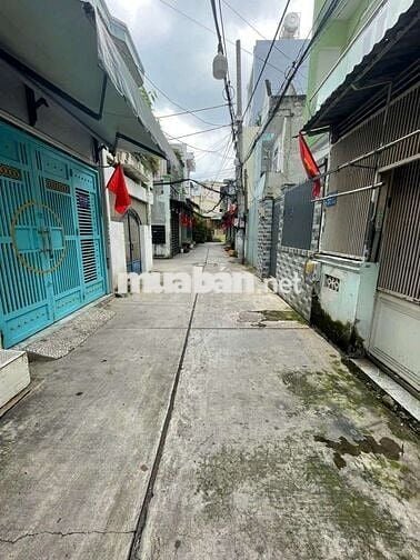 Nhà siêu rẻ giáp q6 Tân Hòa Đông hẻm xe hơi dt 4❌12 trệt 1 lầu đúc 2pn