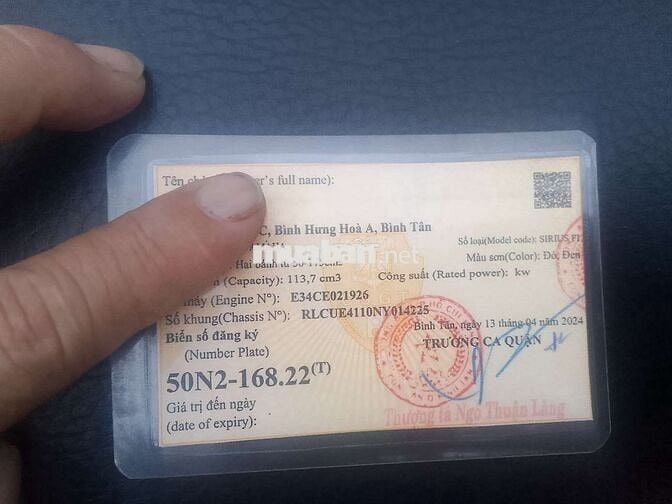 Xe Sirius FI 115 chính chủ đẹp như hình