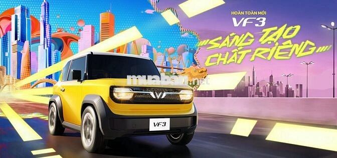 VINFAST VF3 TRẢ TRƯỚC 87 TR TẶNG 2 NĂM BH