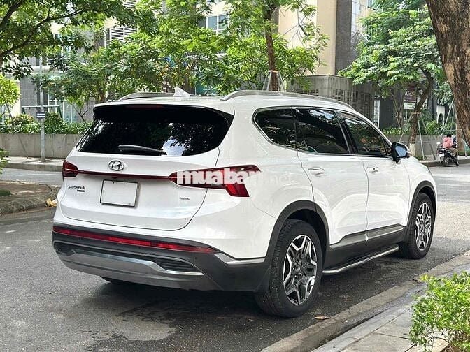 Hyundai Santafe 2.5 xăng cao cấp 2023 màu trắng