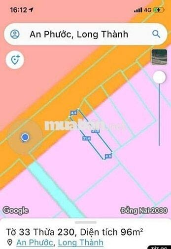 Bán đất nền long thành, Đồng Nai.