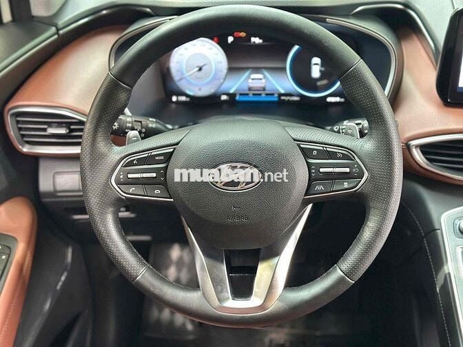 Hyundai Santafe 2.5 xăng cao cấp 2023 màu trắng