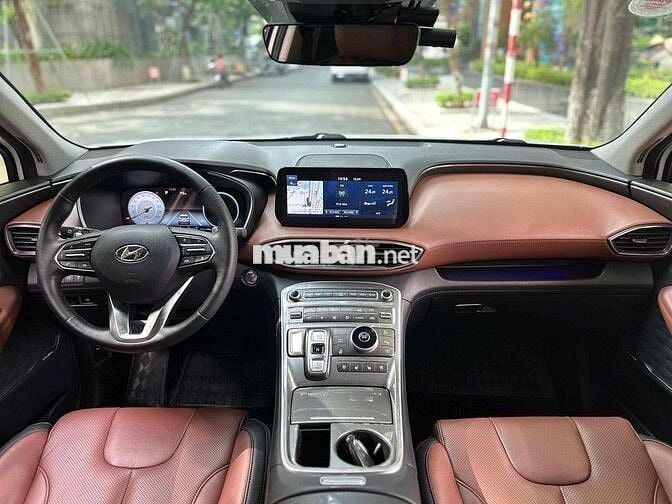 Hyundai Santafe 2.5 xăng cao cấp 2023 màu trắng