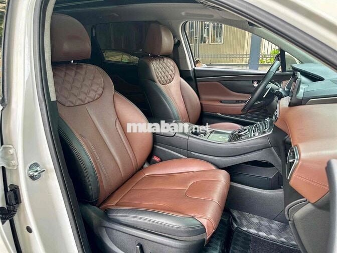 Hyundai Santafe 2.5 xăng cao cấp 2023 màu trắng