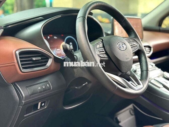 Hyundai Santafe 2.5 xăng cao cấp 2023 màu trắng