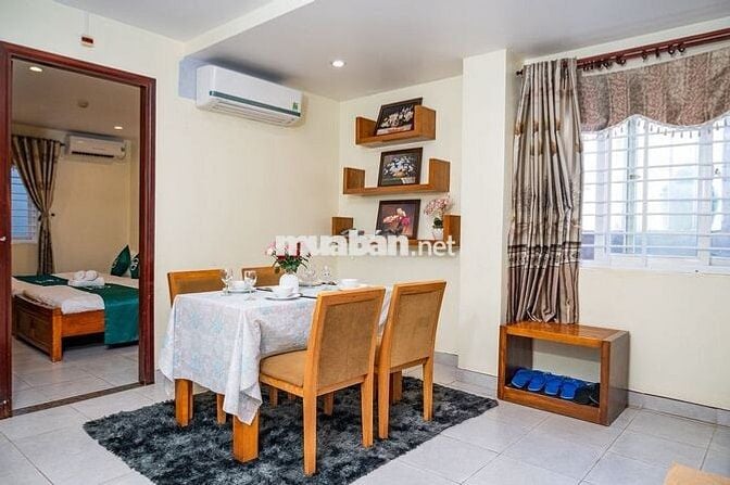 Cho Thuê Căn Hô 2 PN _ 1 Giang Bếp Đầy Đủ Nội Thất Ngay 300m Bài  Sau