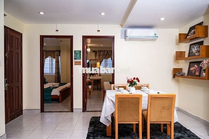 Cho Thuê Căn Hô 2 PN _ 1 Giang Bếp Đầy Đủ Nội Thất Ngay 300m Bài  Sau