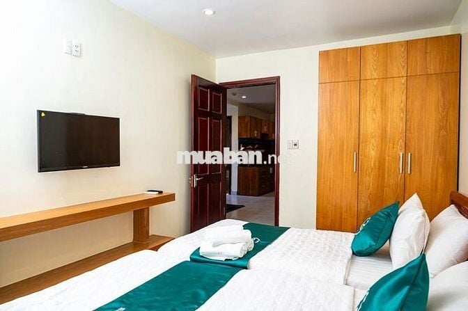 Cho Thuê Căn Hô 2 PN _ 1 Giang Bếp Đầy Đủ Nội Thất Ngay 300m Bài  Sau