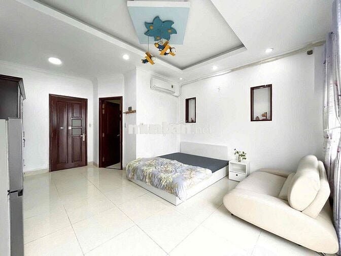 STUDIO BAN CÔNG, FULL NỘI THẤT GẦN RMIT, VÒNG XOAY TRUNG SƠN QUẬN 8