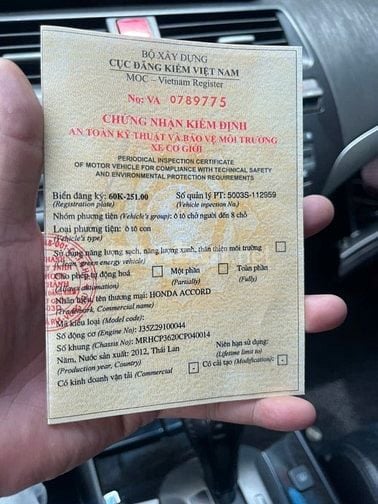 Honda accord 2012 nhập thái, chính chủ