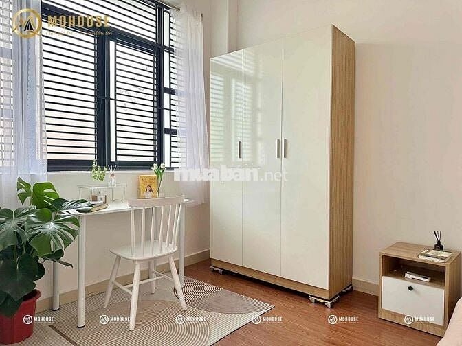 1 phòng ngủ ban công, phòng khách rộng, full NT mới ngay Aeon, HUIT