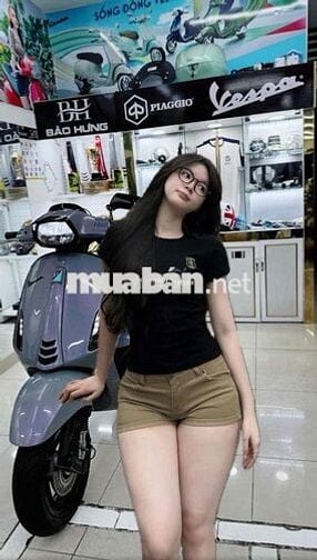 Vespa 2022 Xám so mămg Ánh hồng  chính chủ