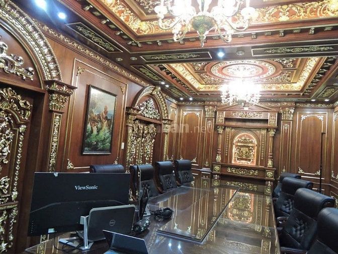 Biệt thự cao cấp gò vấp 176m2 dát vàng 12 phòng nội thất châu âu