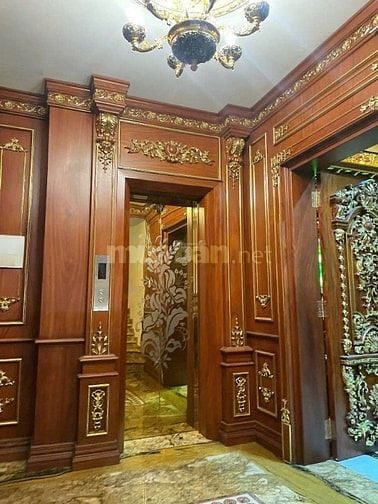 Biệt thự cao cấp gò vấp 176m2 dát vàng 12 phòng nội thất châu âu