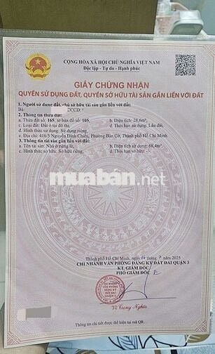 CHÍNH CHỦ BÁN NHÀ HẺM OTO NGUYỄN ĐÌNH CHIỂU - 30m2