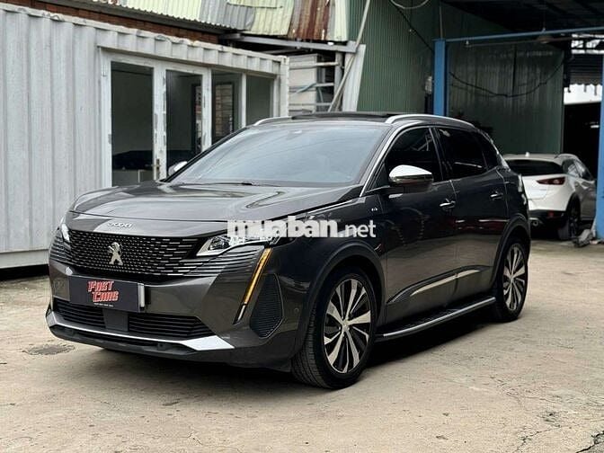 Peugeot 3008 2022 GT Line 1.6Turbo,màu xám,48000km
