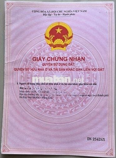 Bán Đất Nền Sổ Hồng 163,6m2 Xã Long Tân, Huyện Đất Đỏ (CHÍNH CHỦ)