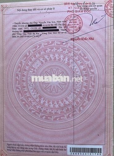 Bán Đất Nền Sổ Hồng 163,6m2 Xã Long Tân, Huyện Đất Đỏ (CHÍNH CHỦ)
