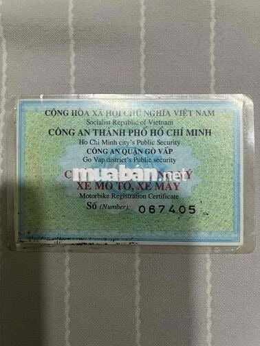 mình đổi xe nên cần bán
