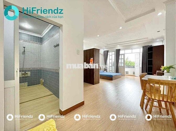 CĂN HỘ STUDIO 40M2 - BAN CÔNG FULL NỘI THẤT
