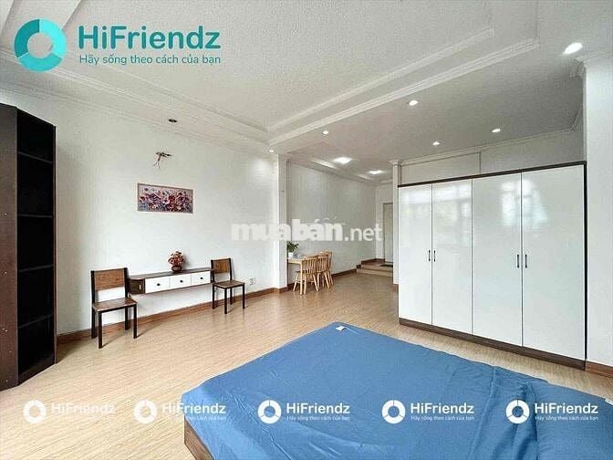 CĂN HỘ STUDIO 40M2 - BAN CÔNG FULL NỘI THẤT