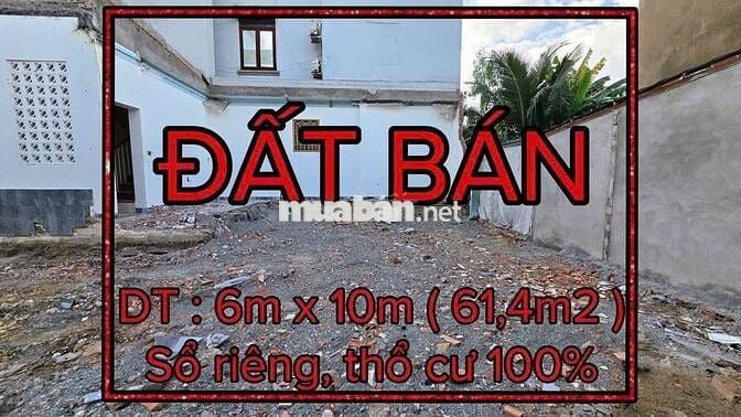 BÁN LÔ ĐẤT THỔ CƯ GẦN TRƯỜNG NAM HÀ - P. HIỆP HOÀ  P. TRẤN BIÊN MỚI
