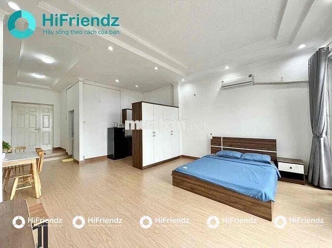 CĂN HỘ STUDIO 40M2 - BAN CÔNG FULL NỘI THẤT